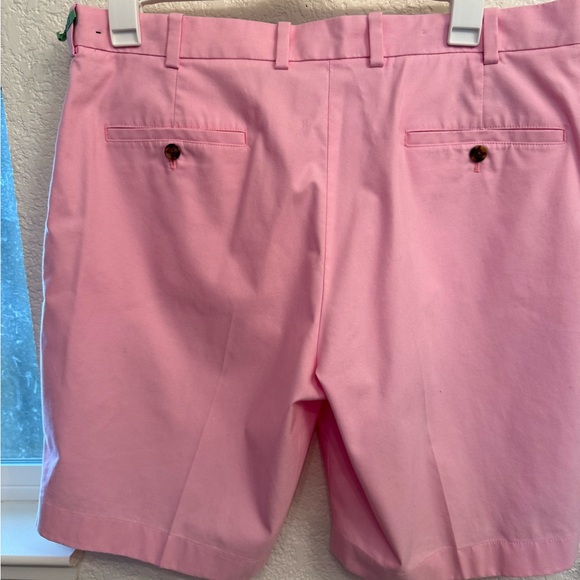 Brooks Brothers Light Pink Flat Front Men's Shorts. Preppy, Cottage Core &Travel - Picture 9 of 16